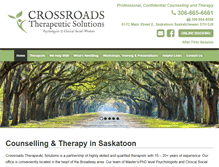 Tablet Screenshot of crossroadstherapy.ca